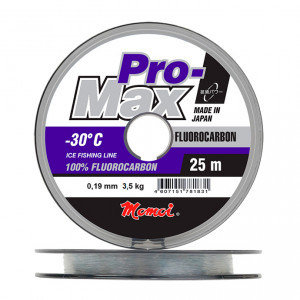 Momoi Pro-Max Fluorocarbon, 25 м, прозрачная (0,13..